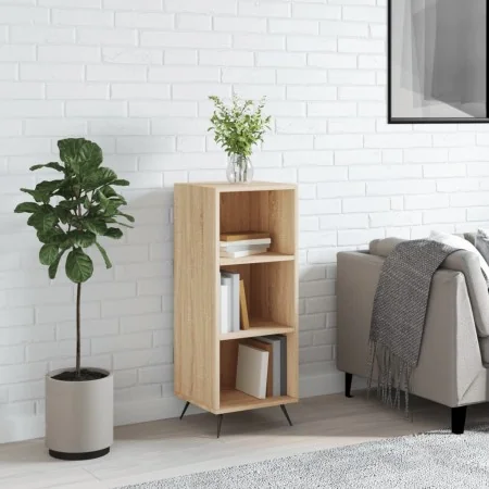 Estantería madera de ingeniería roble Sonoma 34,5x32,5x90 cm de , Aparadores - Ref: Foro24-828703, Precio: 40,16 €, Descuento: %