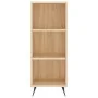 Estantería madera de ingeniería roble Sonoma 34,5x32,5x90 cm de , Aparadores - Ref: Foro24-828703, Precio: 40,16 €, Descuento: %