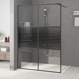 Mampara de ducha vidrio ESG transparente negro 140x195 cm von , Duschwände und Duschwände - Ref: Foro24-152149, Preis: 248,99...