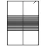 Mampara de ducha vidrio ESG transparente negro 140x195 cm von , Duschwände und Duschwände - Ref: Foro24-152149, Preis: 248,99...