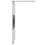 Mampara de ducha vidrio ESG transparente negro 140x195 cm von , Duschwände und Duschwände - Ref: Foro24-152149, Preis: 248,99...