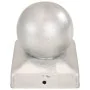 Tapas para postes 6 uds metal galvanizado globo final 71x71 mm von , Zubehör für Tore und Zäune - Ref: Foro24-145497, Preis: ...