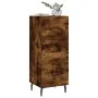 Aparador madera de ingeniería roble ahumado 34,5x34x90 cm de , Aparadores - Ref: Foro24-828625, Precio: 74,52 €, Descuento: %
