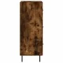 Aparador madera de ingeniería roble ahumado 34,5x34x90 cm de , Aparadores - Ref: Foro24-828625, Precio: 74,52 €, Descuento: %