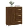 Aparador de madera de ingeniería marrón roble 69,5x34x90 cm by , Sideboards - Ref: Foro24-830243, Price: 76,82 €, Discount: %