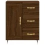 Aparador de madera de ingeniería marrón roble 69,5x34x90 cm by , Sideboards - Ref: Foro24-830243, Price: 76,82 €, Discount: %