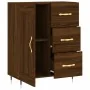 Aparador de madera de ingeniería marrón roble 69,5x34x90 cm by , Sideboards - Ref: Foro24-830243, Price: 76,82 €, Discount: %