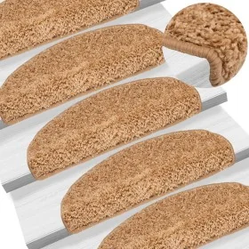 Alfombrillas de escalera 10 unidades beige 65x21x4 cm de , Alfombrillas para escalones - Ref: Foro24-149803, Precio: 59,64 €,...