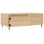 Mesa de centro madera contrachapada roble Sonoma 90x50x36,5 cm by , Coffee table - Ref: Foro24-830799, Price: 68,29 €, Discou...