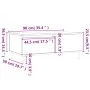 Mesa de centro madera contrachapada roble Sonoma 90x50x36,5 cm by , Coffee table - Ref: Foro24-830799, Price: 68,29 €, Discou...