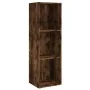 Estantería/mueble de TV madera roble ahumado 36x30x114 cm de , Librerías y estanterías - Ref: Foro24-826655, Precio: 47,34 €,...