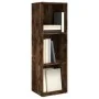 Estantería/mueble de TV madera roble ahumado 36x30x114 cm de , Librerías y estanterías - Ref: Foro24-826655, Precio: 47,34 €,...