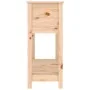Jardinera con estante madera maciza de pino 111,5x34,5x81 cm by , Pots and planters - Ref: Foro24-823766, Price: 96,97 €, Dis...