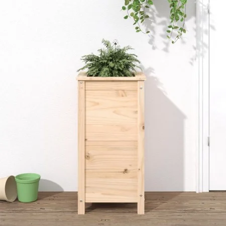 Jardinera madera maciza de pino 40x40x78 cm de , Maceteros y jardineras - Ref: Foro24-825275, Precio: 78,71 €, Descuento: %