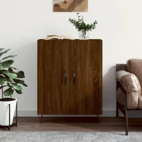 Aparador de madera de ingeniería marrón roble 69,5x34x90 cm by , Sideboards - Ref: Foro24-827723, Price: 76,00 €, Discount: %
