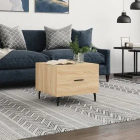 Mesa de centro madera contrachapada roble Sonoma 50x50x40 cm by , Coffee table - Ref: Foro24-829434, Price: 43,15 €, Discount: %
