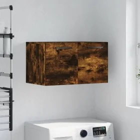 Armario de pared madera ingeniería roble ahumado 60x36,5x35 cm de , Taquillas y armarios de almacenamiento - Ref: Foro24-8300...