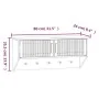 Armario pared ganchos madera contrachapada 80x24x35,5 cm de , Armarios roperos - Ref: Foro24-352132, Precio: 70,02 €, Descuen...