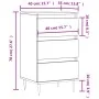 Aparador madera de ingeniería gris Sonoma 40x35x70 cm de , Aparadores - Ref: Foro24-831090, Precio: 60,34 €, Descuento: %