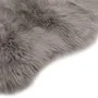 Alfombra de piel de oveja sintética gris claro 60x90 cm de , Alfombras - Ref: Foro24-284712, Precio: 27,18 €, Descuento: %