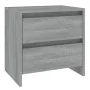 Mesita noche 2 uds madera ingeniería gris Sonoma 45x34,5x44,5cm by , Nightstands - Ref: Foro24-813041, Price: 78,88 €, Discou...