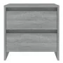 Mesita noche 2 uds madera ingeniería gris Sonoma 45x34,5x44,5cm by , Nightstands - Ref: Foro24-813041, Price: 78,88 €, Discou...
