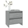 Mesita noche 2 uds madera ingeniería gris Sonoma 45x34,5x44,5cm by , Nightstands - Ref: Foro24-813041, Price: 78,88 €, Discou...