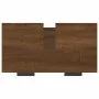Armario baño madera contrachapada roble marrón 64,5x33,5x59 cm de , Taquillas y armarios de almacenamiento - Ref: Foro24-8170...