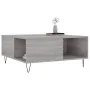 Mesa de centro madera contrachapada gris Sonoma 80x80x36,5 cm by , Coffee table - Ref: Foro24-830786, Price: 59,68 €, Discoun...