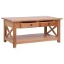 Mesa de centro de madera maciza de caoba 100x55x46 cm de , Mesas de centro - Ref: Foro24-283838, Precio: 222,87 €, Descuento: %
