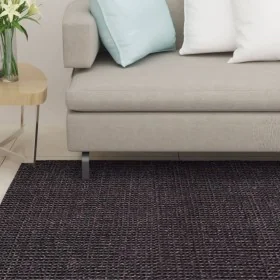 Alfombra de sisal natural negro 80x250 cm de , Alfombras - Ref: Foro24-136325, Precio: 104,80 €, Descuento: %