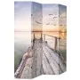 Biombo divisor plegable 160x170 cm lago de , Divisores de ambientes - Ref: Foro24-245882, Precio: 131,61 €, Descuento: %