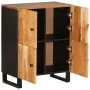 Aparador con 4 puertas madera maciza de acacia 60x33x75 cm de , Aparadores - Ref: Foro24-352918, Precio: 142,65 €, Descuento: %