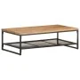 Mesa de centro de madera maciza de acacia 110x60x35 cm by , Coffee table - Ref: Foro24-320246, Price: 175,03 €, Discount: %