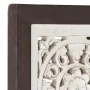 Panel de pared tallado a mano MDF marrón y blanco 60x60x1,5 cm von , Wandverkleidung - Ref: Foro24-321654, Preis: 37,97 €, Ra...
