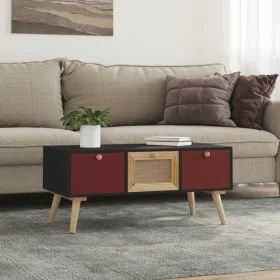 Mesa de centro con cajones madera contrachapada 80x40x35,5 cm de , Mesas de centro - Ref: Foro24-352158, Precio: 74,40 €, Des...
