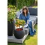 Capi Jarrón Nature Rib redondo negro 40x32 cm KBLR270 de , Maceteros y jardineras - Ref: Foro24-424217, Precio: 66,90 €, Desc...
