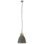Lámpara colgante industrial hierro gris y madera 35 cm E27 by , Lamps - Ref: Foro24-320887, Price: 57,54 €, Discount: %