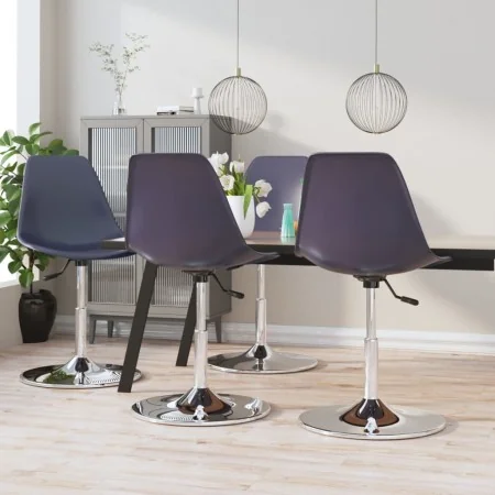 Sillas de comedor giratorias 4 unidades PP lila de , Sillas de comedor - Ref: Foro24-338276, Precio: 134,94 €, Descuento: %