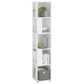 FMD Estantería de esquina con 10 compartimentos laterales blanco de , Librerías y estanterías - Ref: Foro24-433865, Precio: 1...