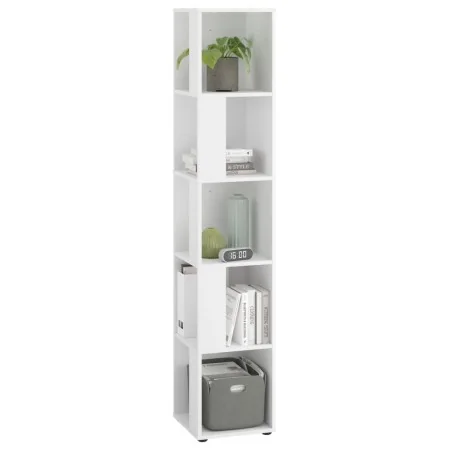 FMD Estantería de esquina con 10 compartimentos laterales blanco de , Librerías y estanterías - Ref: Foro24-433865, Precio: 1...