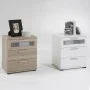 FMD Mesita de noche con 3 cajones color roble by , Nightstands - Ref: Foro24-428733, Price: 141,34 €, Discount: %