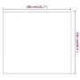 Toldo vertical beige 250x360 cm tela oxford de , Sombrillas - Ref: Foro24-148284, Precio: 41,02 €, Descuento: %