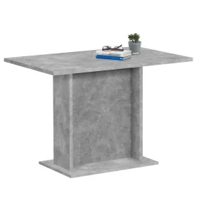 FMD Mesa de comedor gris hormigón 110 cm by , Kitchen and dining tables - Ref: Foro24-428697, Price: 150,46 €, Discount: %
