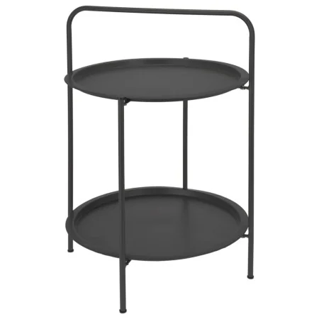 ProGarden Mesa redonda gris oscuro mate 50x66 cm de , Mesas auxiliares - Ref: Foro24-436231, Precio: 45,86 €, Descuento: %