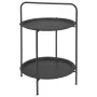 ProGarden Mesa redonda gris oscuro mate 50x66 cm de , Mesas auxiliares - Ref: Foro24-436231, Precio: 45,86 €, Descuento: %