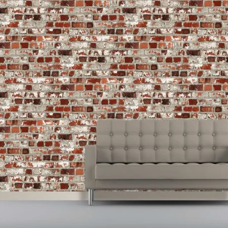DUTCH WALLCOVERINGS Papel pintado ladrillos rojo de , Papel pintado - Ref: Foro24-437387, Precio: 20,59 €, Descuento: %