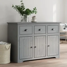 Aparador BODO madera maciza de pino gris 115,5x44x80 cm de , Aparadores - Ref: Foro24-355067, Precio: 226,42 €, Descuento: %