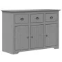 Aparador BODO madera maciza de pino gris 115,5x44x80 cm de , Aparadores - Ref: Foro24-355067, Precio: 226,42 €, Descuento: %