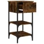 Mesitas noche 2 uds madera ingeniería roble ahumado 34x36x70 cm by , Nightstands - Ref: Foro24-825978, Price: 78,80 €, Discou...